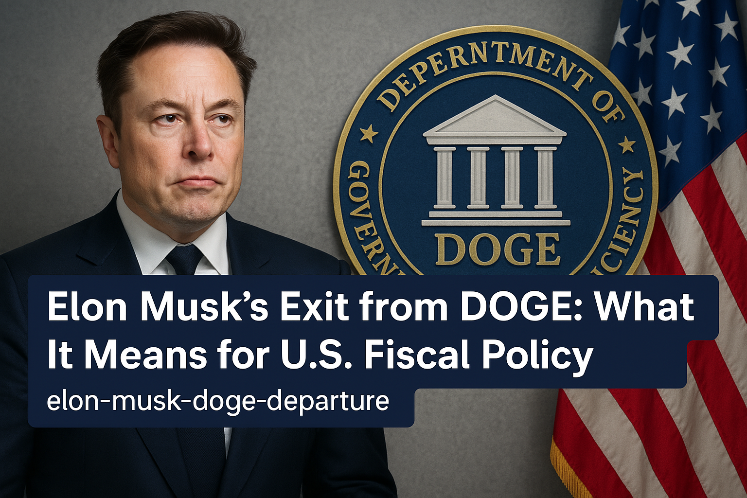 Elon Musk’s Exit from DOGE: What It Means for U.S. Fiscal Policy