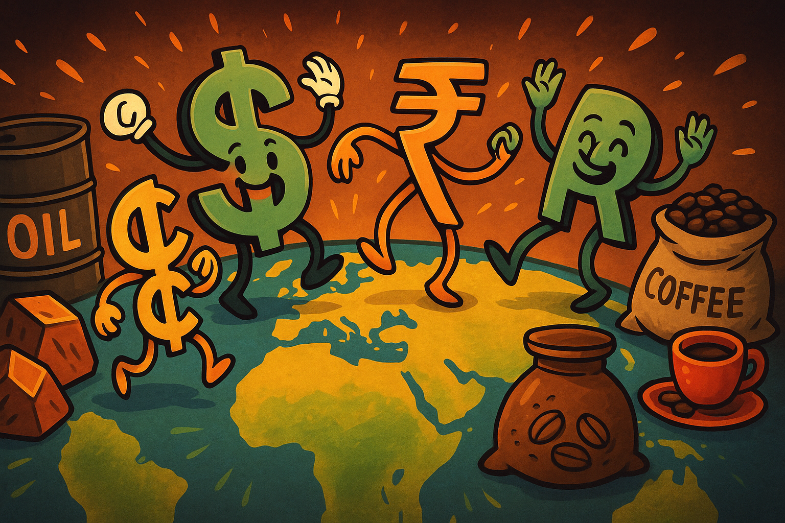 The delightful dance of global economics!